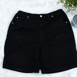 Casual Corner Annex Woman Black Denim Shorts
